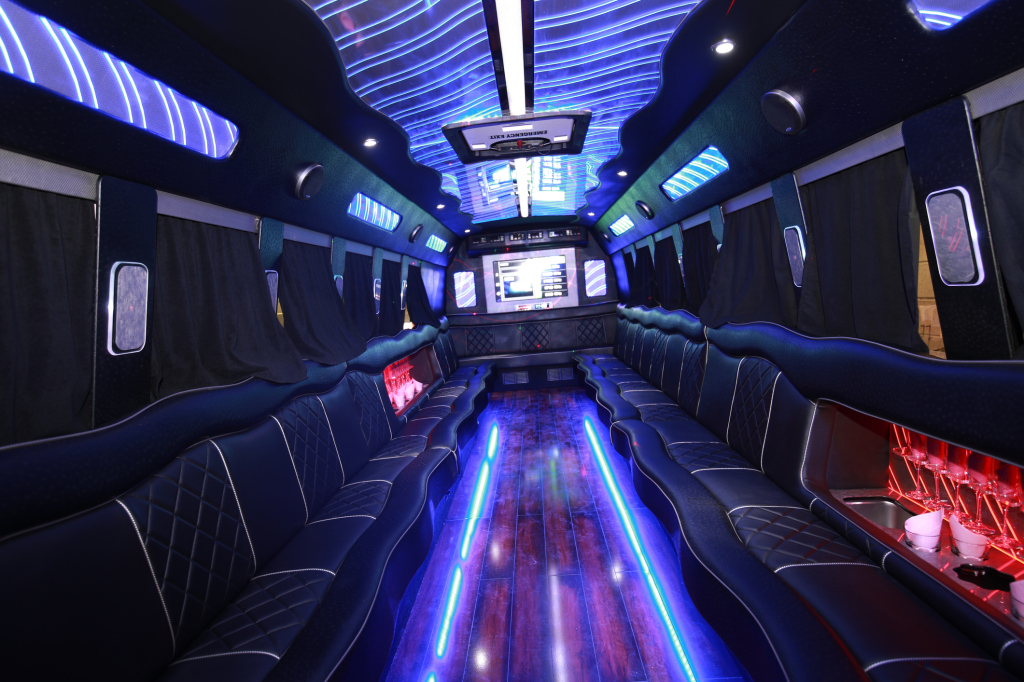 The Inside Of A Party Bus